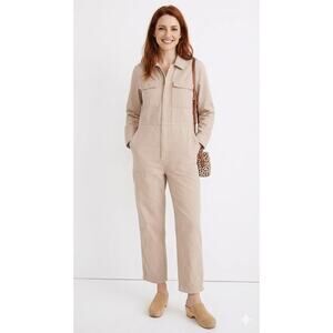 New W/Tags Madewell Denim Relaxed Coverall Jumpsuit XXL